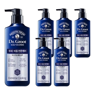 Dr.Groot 健髮專家勁涼去屑洗髮精, 6瓶, 400ml