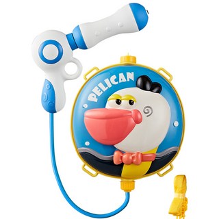 캐릭터 백팩 물총 일반형 1900ML, PELICAN, 1개