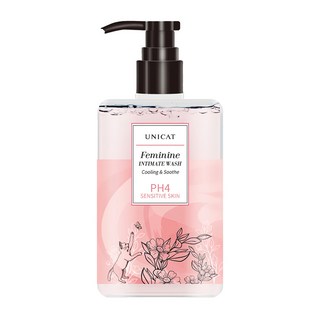 UNICAT 變臉貓 PH4私密呵護潔淨露, 清新花果香, 舒緩滋潤, 淨涼輕盈, 柔嫩煥白, 200ml, 1瓶