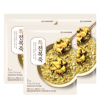 OURHOME 愛味弘 韓國鮑魚粥 270g, 3包