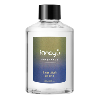 Fancy U 室內擴香補充瓶 200ml, 植萃精油, 亞麻麝香 Linen Musk, 1瓶