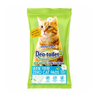 유니참데오토일렛 소취항균 캣 화장실 패드 향 10p, 혼합색상, 1개