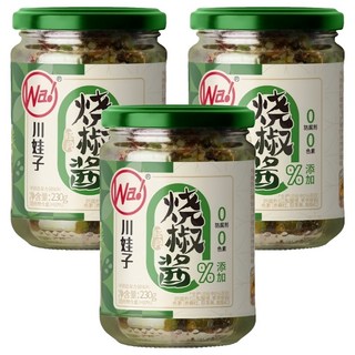 川娃子 燒椒醬, 3個, 230g