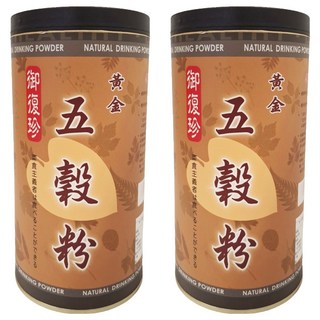 御復珍 黃金五穀粉 600g 添加多種穀物 無添加食品添加物, 2罐