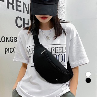 수지나 남녀공용 이지버클 힙색 슬링백