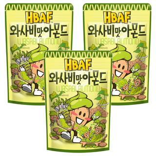 HBAF 山葵杏仁, 120g, 3包