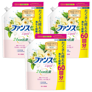 第一石鹼 抗菌洗衣精補充包 花果香, 1.2kg, 3包