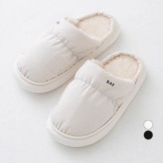 Base Alpha Essentials 基本款刷毛拖鞋, 230, 白色