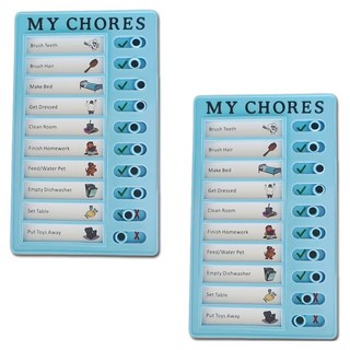 마다꾸미 일일 체크리스트 플래너 습관 보드판, 블루, 2개