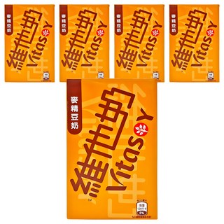 Vitasoy 維他奶 麥精豆奶, 250ml, 5入