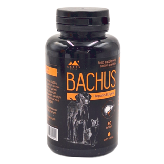 BACHUS 巴吉斯 犬貓專用 60顆, 肝臟+腸道健康, 1罐