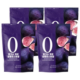 monksu 零卡阿洛酮糖粉末, 4個, 350g