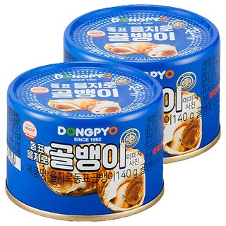동표을지로 골뱅이 통조림, 140g, 2개