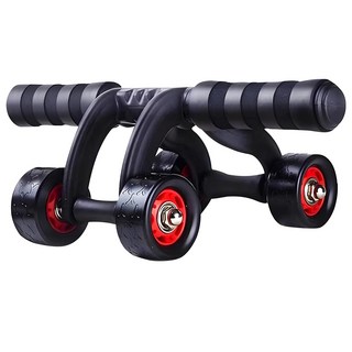 健腹輪, 單一商品, 黑色 + 紅色