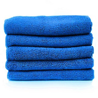 월드크린 고급 경편 극세사 행주 대형 블루, 5개