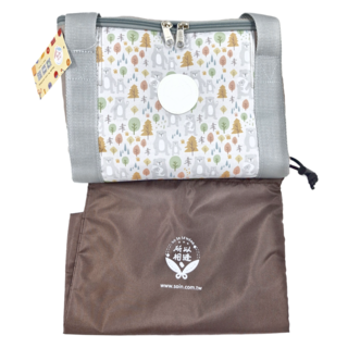 SO In SEWInG 所以相縫 裝滿滿魔術伸縮午安行李袋 - 擁抱森林熊