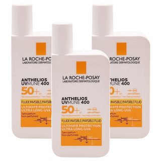 LA ROCHE POSAY 理膚寶水 安得利清爽極效夏卡防曬液 SPF50+ PA++++, 50ml, 3瓶