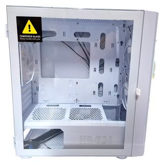 infotec 英富達 MR-T34 白色玻璃機殼, USB3.0, 彩色定光大風扇, 1組