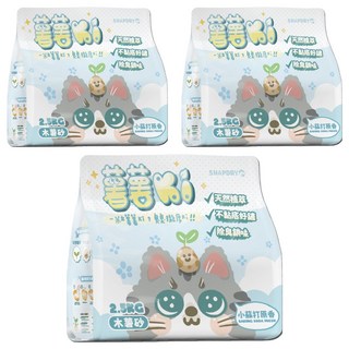 毛乾爽 薯薯ki 木薯砂, 小蘇打原香, 2.5kg, 3包