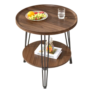 三腳雙層小茶几, 胡色