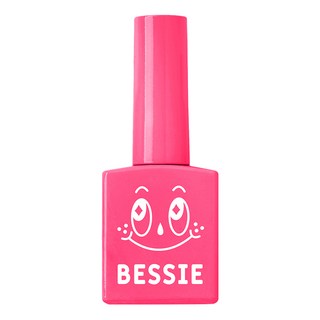 BESSIE 七彩系列 美甲凝膠, 0.37 FL OZ/ 11ml, P11 亮粉色, 1瓶