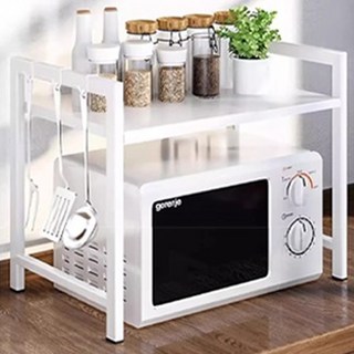 EDISH 單層伸縮置物架, 不鏽鋼+烤漆, 顏色隨機, 1個