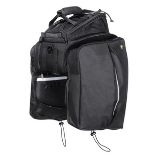 TOPEAK MTS TrunkBag DXP 織帶固定型 貨架袋 綁帶式馬鞍袋, 1個, Black
