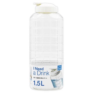 LocknLock 樂扣樂扣 PET水壺, 白色, 1.5L, 1個