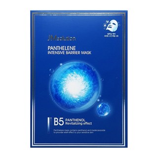 JMsolution 肌司研 維他命B5緊緻修護補水面膜 10片, 含有維他命原B5, 羥基積雪草苷, 古阿若蓮, 強化肌膚屏障, 鎮靜受刺激的肌膚, 輕薄貼合, 1盒