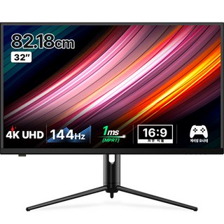 한성컴퓨터 4K UHD IPS 144 USB Type C 600cd 게이밍 모니터, 82cm, TFG32U14PQ(무결점)