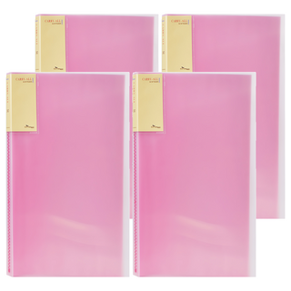 ECO Chungwoon 彩色內頁資料夾 A4 30頁 粉色, 4個