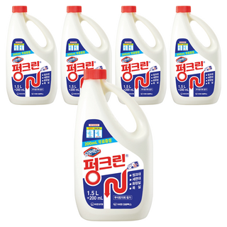 펑크린 배수구세정제, 1.7L, 5개