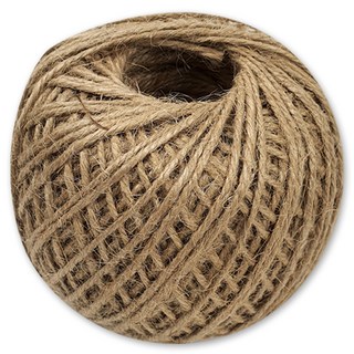 工藝麻繩 彩色繩, 02黃麻2mm, 100m, 1個