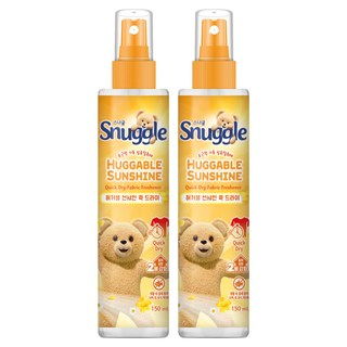 스너글 허거블 선샤인 퀵 드라이 섬유탈취제 본품, 150ml, 2개