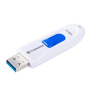 Transcend 創見 U3隨身碟 JF790W，USB3.1 Gen1，滑動式可伸縮USB接頭，無帽蓋設計，高速傳輸，高達256GB超大容量, 128GB, 1個