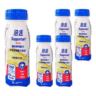 Supportan 倍速 癌症專用配方 鳳梨椰子, 200ml, 5瓶