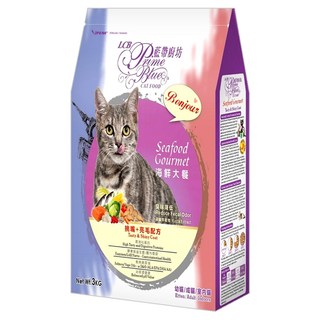 LCB 藍帶廚坊 海鮮大餐 貓糧, 挑嘴 + 亮毛, 3kg, 1袋