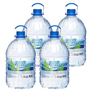 統一 水事紀 麥飯石礦泉水, 5L, 4桶
