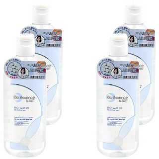 Bio essence 碧歐斯 水感舒緩B5無油卸妝水 400ml - 敏感肌適用 深層清潔毛孔, 4瓶