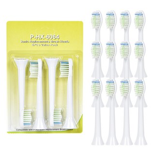 OnBeYou 飛利浦 Sonicare 電動牙刷相容替換刷頭 4入, Optimal White, 4套