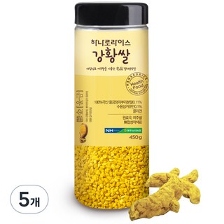 농협 하나로라이스 강황쌀, 450g, 5개