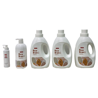 Doricare 朵樂比 米糠濃縮洗衣精洗潔精 含2000ml米糠洗衣精x3瓶 + 1000ml米糠洗潔精x1瓶 + 200ml私密衣物手洗精, 7.2L, 1組