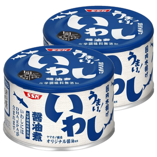 SSK 清水食品 清水醬油沙丁魚罐 日本宮城縣產, 150g, 2罐