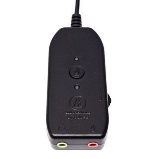 audio-technica 鐵三角 ATR2x-USB 3.5mm 轉USB 數位音訊轉換器 原廠保固, 黑色, 1個