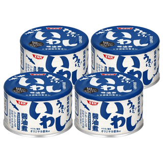 SSK 清水食品 清水醬油沙丁魚罐 日本宮城縣產, 150g, 4罐