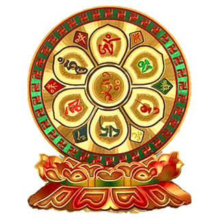 六字大明手鍊 仿朱砂開運, 紅色, 1條, 14mm