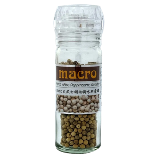 Macro 天然白胡椒調味研磨罐, 1瓶