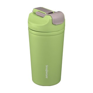 Corelle Brands 康寧餐具 Snapware 陶瓷不鏽鋼真空保溫隨手杯, 綠色, 500ml, 1個