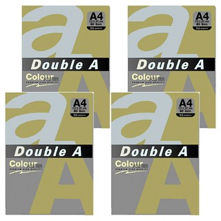 Double A 彩色影印紙 A4 80GSM 50張, 4包