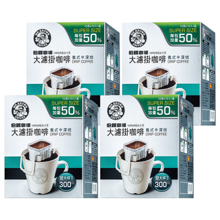 金車 MR.BROWN 伯朗咖啡 大濾掛咖啡 義式中深焙, 15g, 10包, 4盒